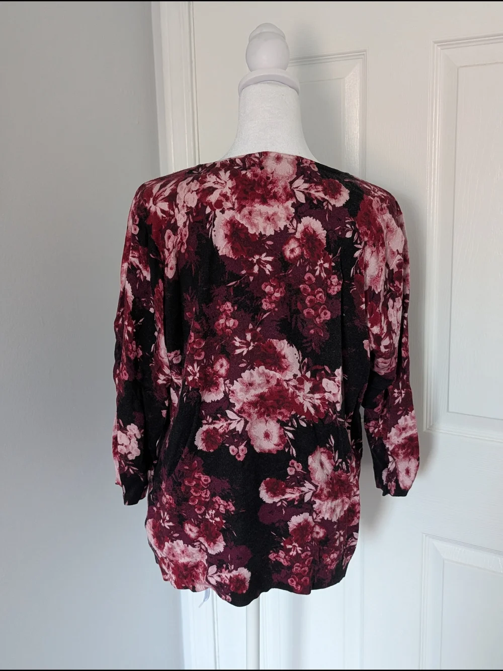 DB by Dress Barn Ladies Button-Down Cardigan with 3/4 Sleeves